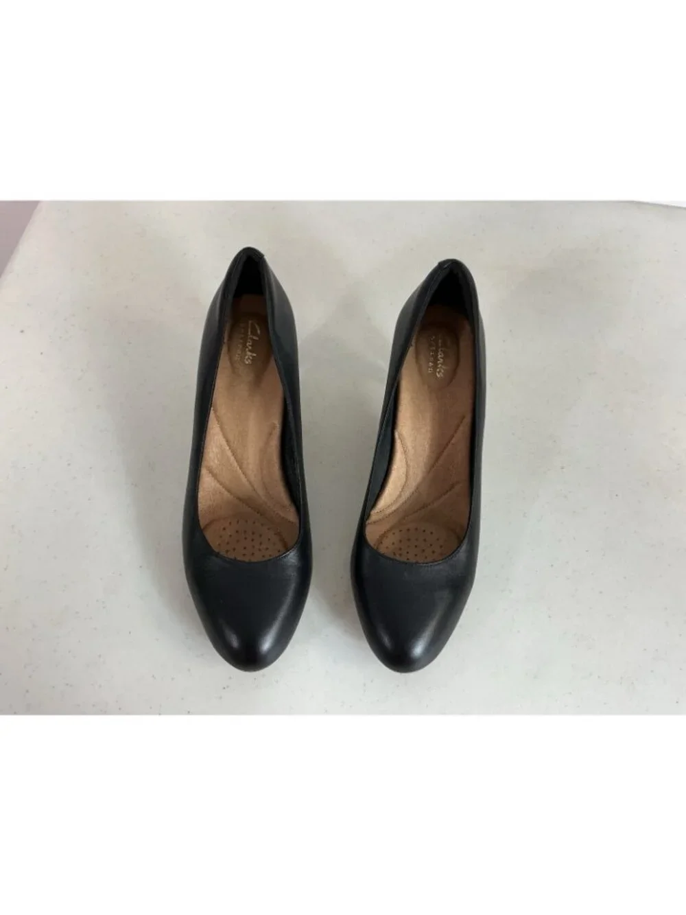 Clarks Leather Heels Pumps Womens 10W